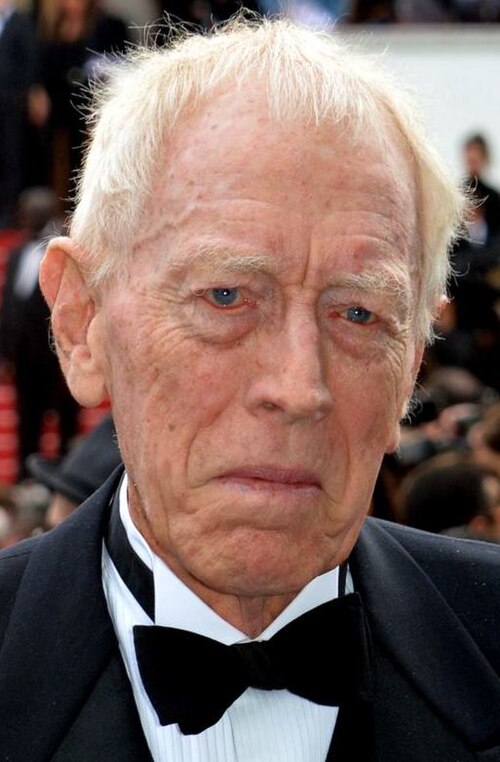 Foto: Georges Biard, Wikipedia Bild på skådespelaren Max von Sydow